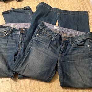 Gap Women's Blue Jeans lot of 2